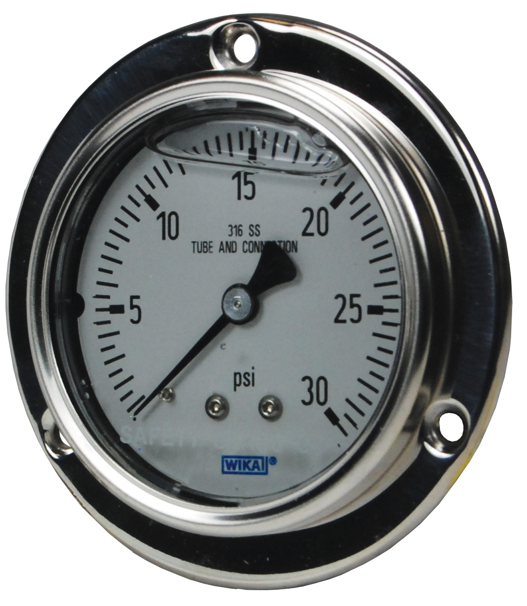 STAINLESS PANEL BUILDER GAUGE
